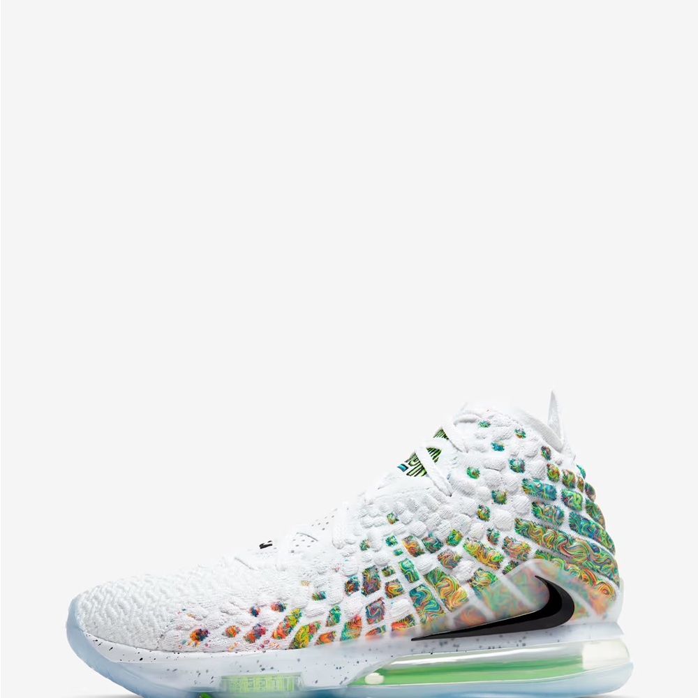 Nike Lebron XVII 17 'Command Force' White BQ3177-100 Men's Size 10 Shoes